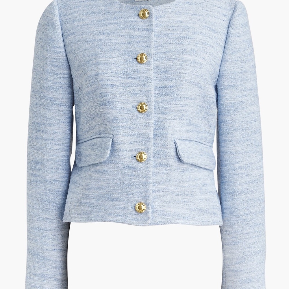 J. Crew Blue Textured Blazer